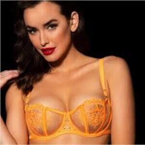 32D Honey Birdette Gabrielle Mango Bra